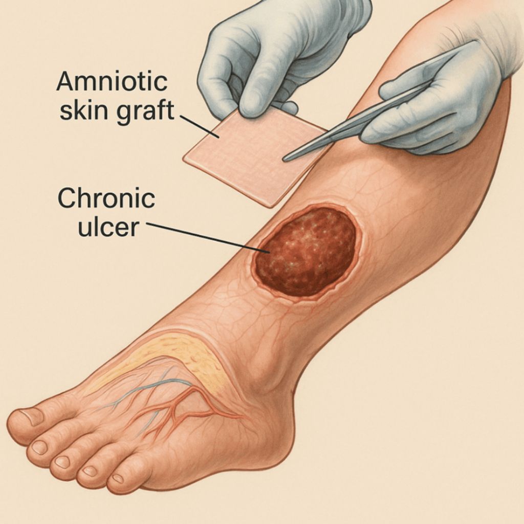 Amniotic Skin Grafting